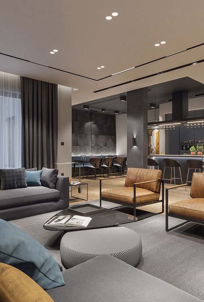 Sala grande: 50 fotos lindas e dicas para criar o seu ambiente