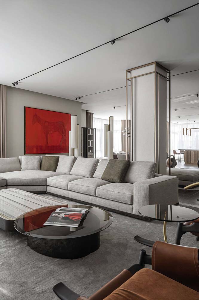 Sala grande: 50 fotos lindas e dicas para criar o seu ambiente