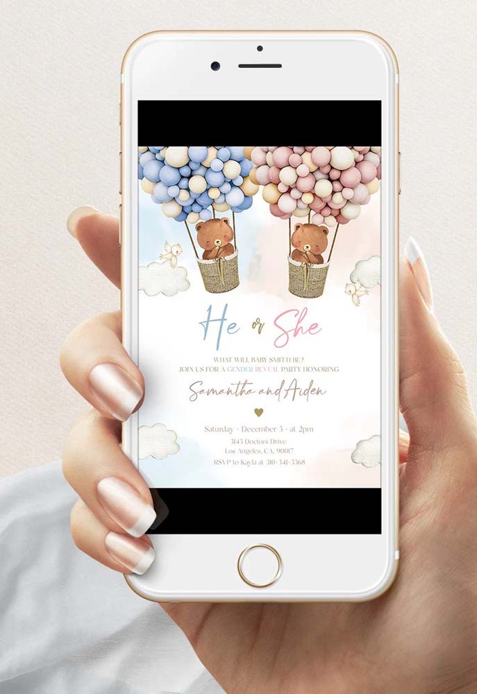 Convite de chá revelação: como fazer e 45 ideias lindas