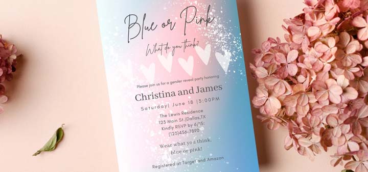 Convite de chá revelação: como fazer e 45 ideias lindas