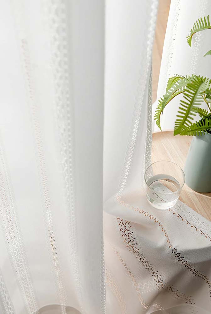 Tecido richelieu branco: clássico e elegante para qualquer ambiente