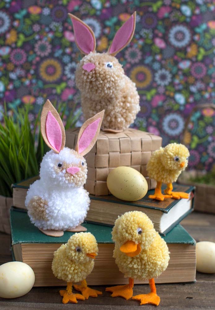 Pompom de lã: como fazer passo a passo e 50 ideias criativas