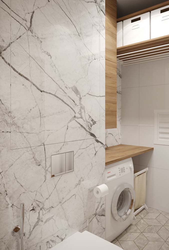 Porcelanato marmorizado: vantagens, dicas para escolher e fotos