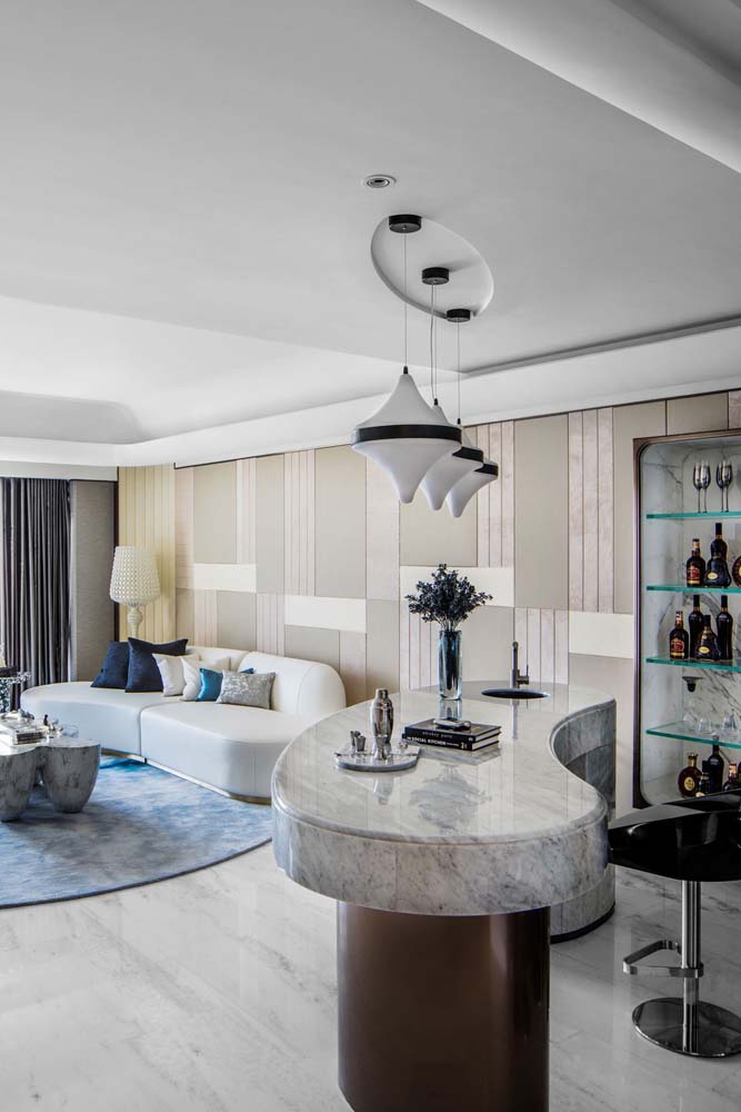 Porcelanato marmorizado: vantagens, dicas para escolher e fotos