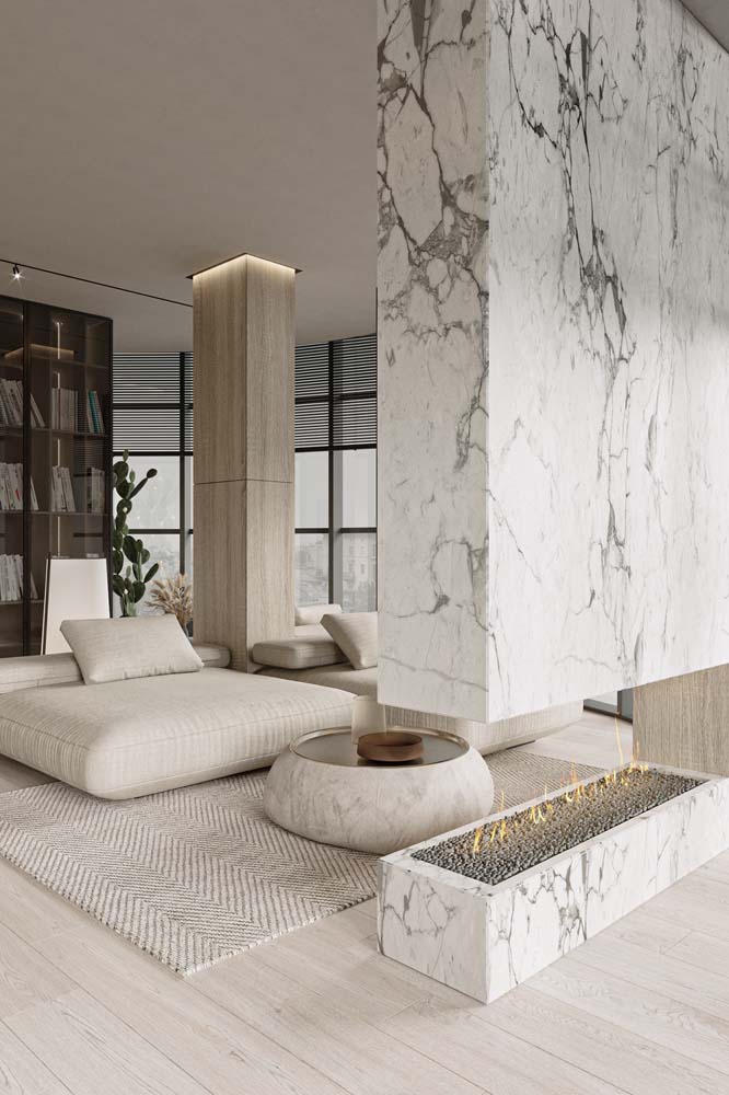 Porcelanato marmorizado: vantagens, dicas para escolher e fotos