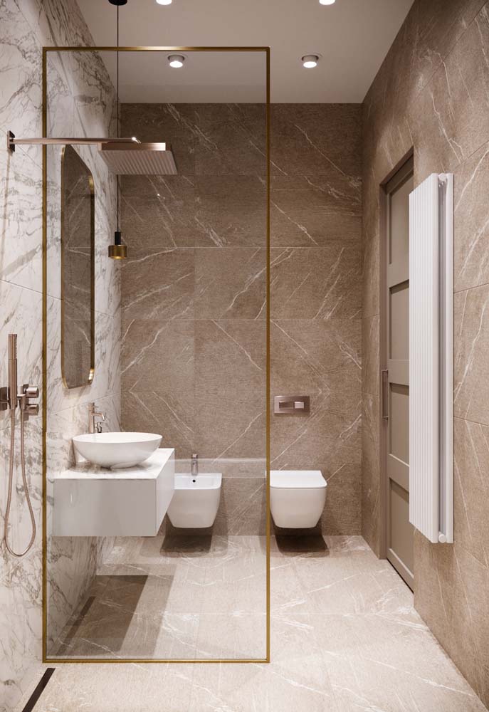 Porcelanato marmorizado: vantagens, dicas para escolher e fotos