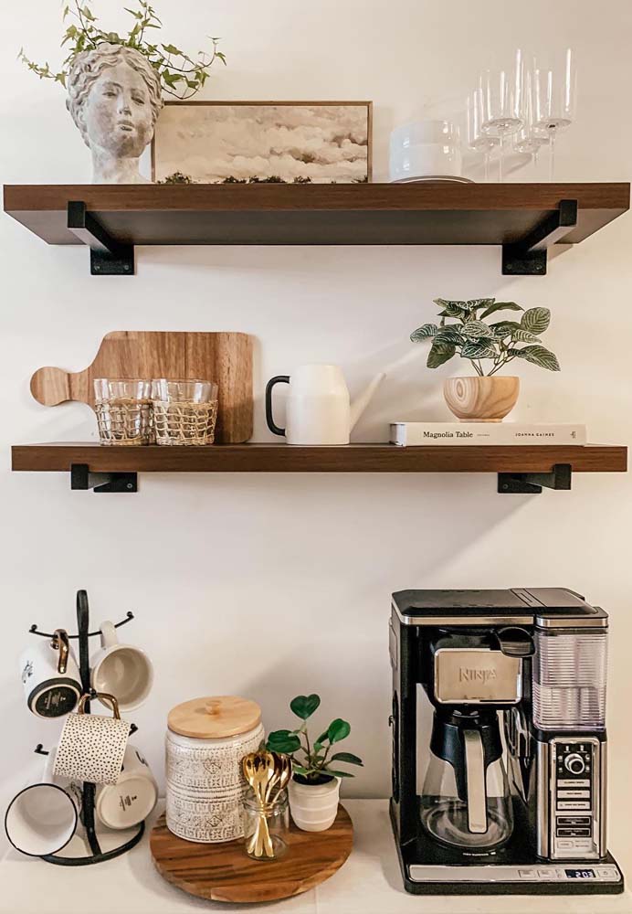 Cantinho do café suspenso: dicas para montar o seu e 50 ideias