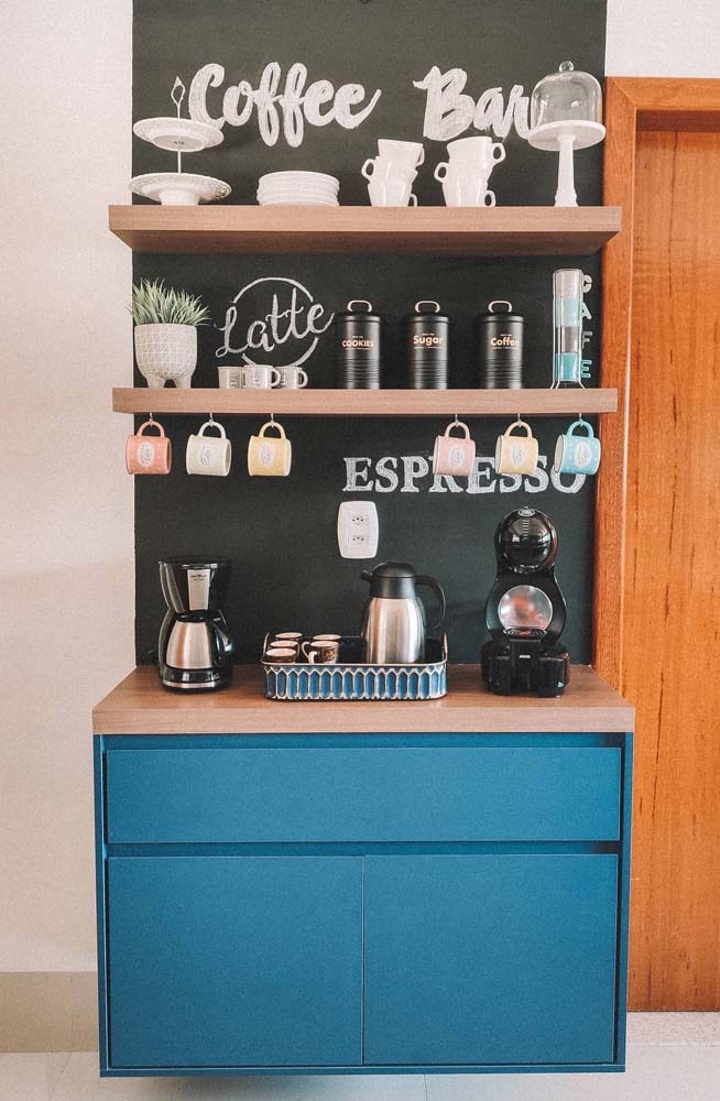 Cantinho do café suspenso: dicas para montar o seu e 50 ideias