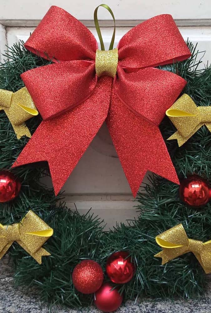 Guirlanda de Natal de EVA: passo a passo e 50 lindas ideias