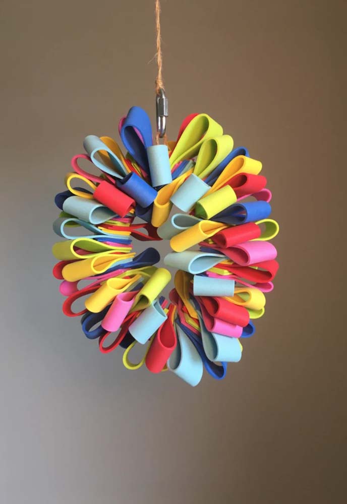 Guirlanda de Natal de EVA: passo a passo e 50 lindas ideias