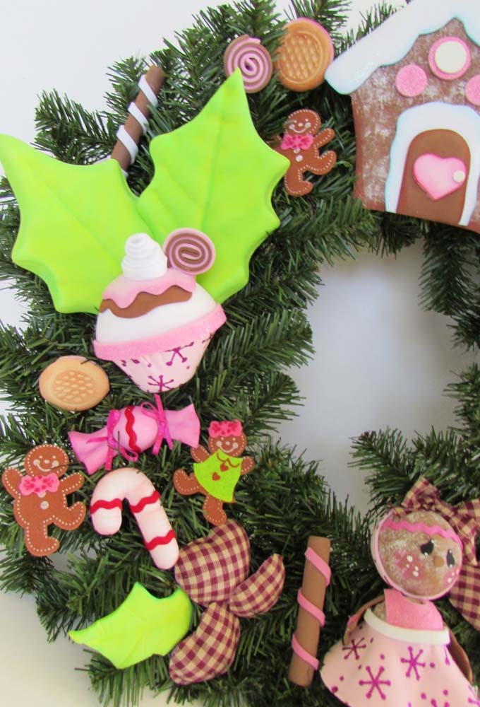 Guirlanda de Natal de EVA: passo a passo e 50 lindas ideias