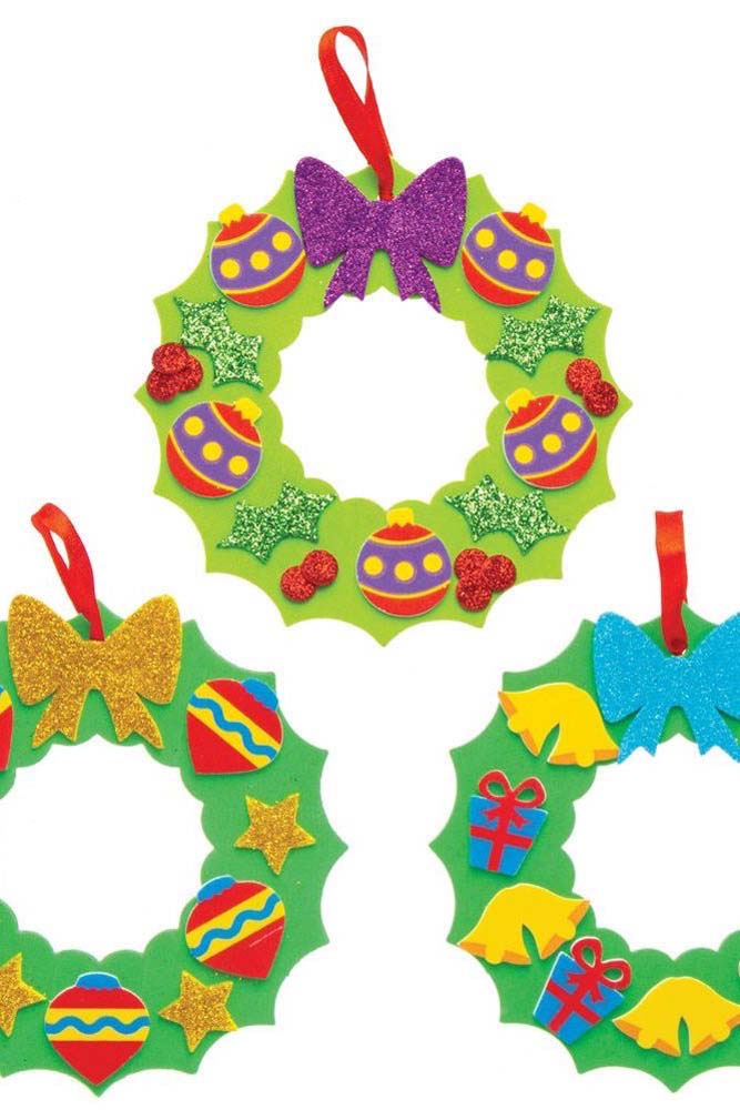 Guirlanda de Natal de EVA: passo a passo e 50 lindas ideias