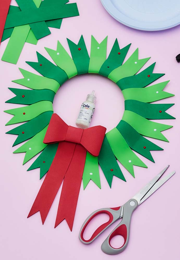 Guirlanda de Natal de EVA: passo a passo e 50 lindas ideias