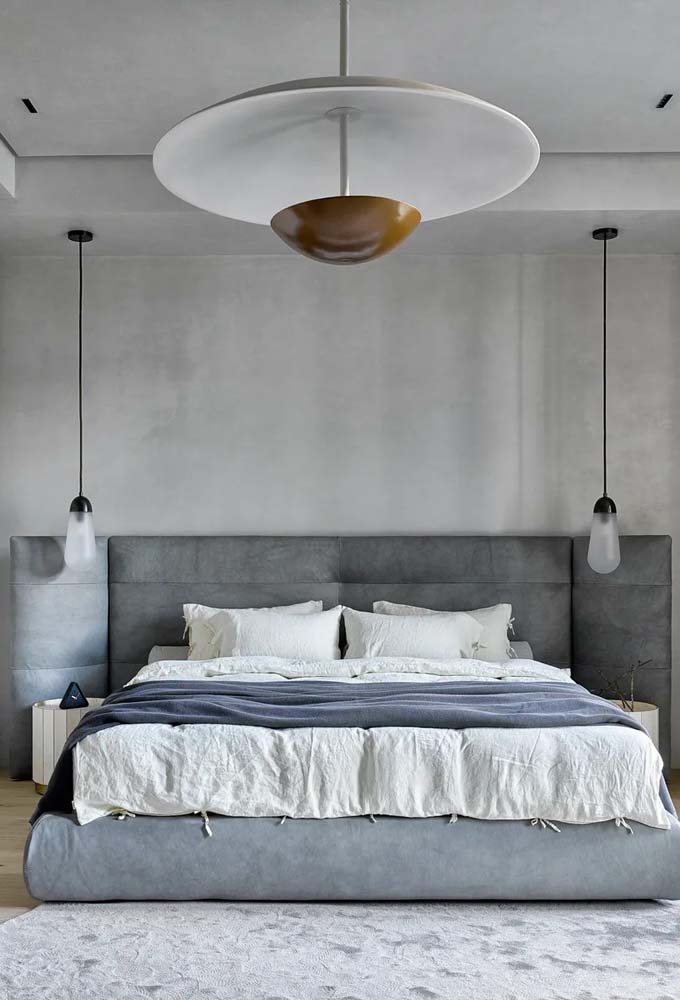 Quarto cinza claro: 50 fotos incríveis e dicas para decorar