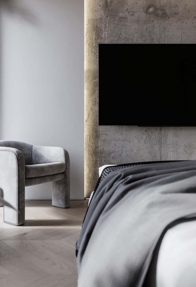 Quarto cinza claro: 50 fotos incríveis e dicas para decorar