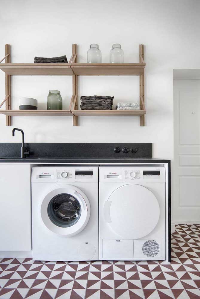 Prateleira para lavanderia: como escolher, dicas e fotos para se inspirar