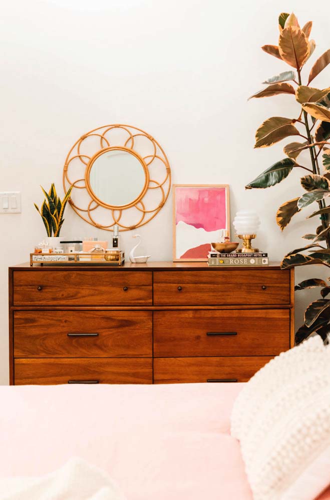 Cômoda rústica: como combinar e 51 ideias de ambientes