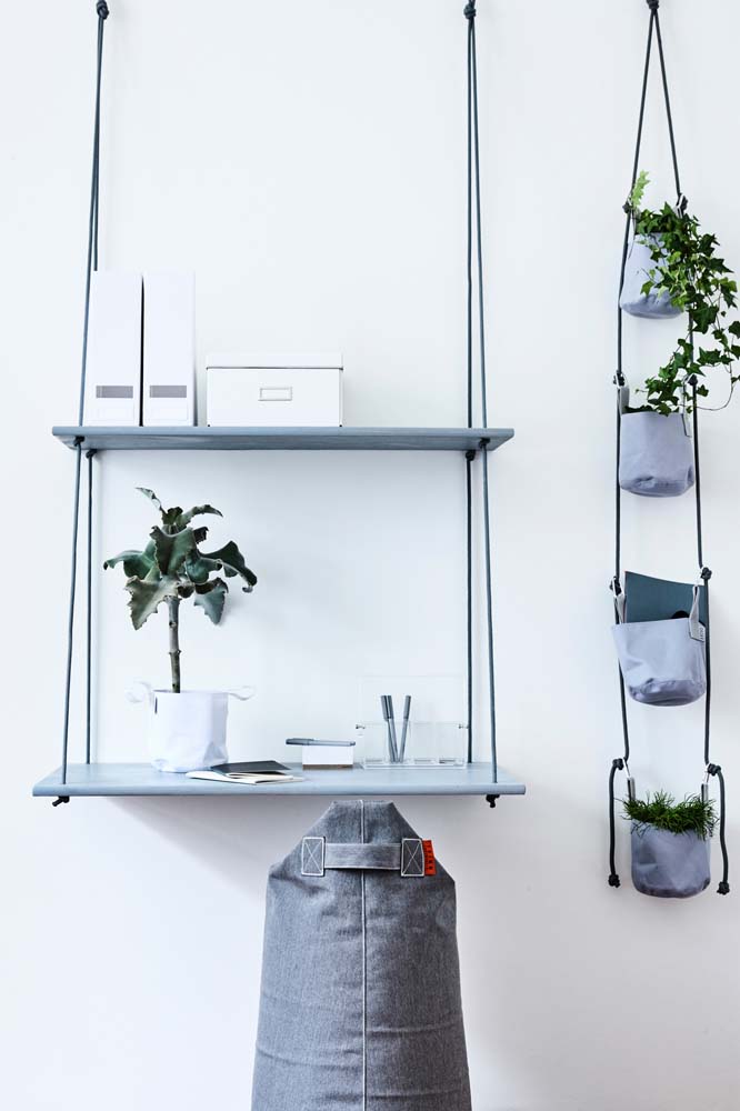 Prateleira com corda: tipos, como fazer e 45 fotos