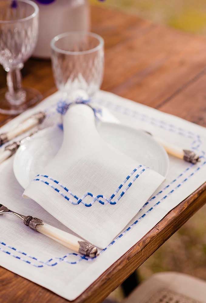 Jogo americano de tecido: como fazer e 50 fotos