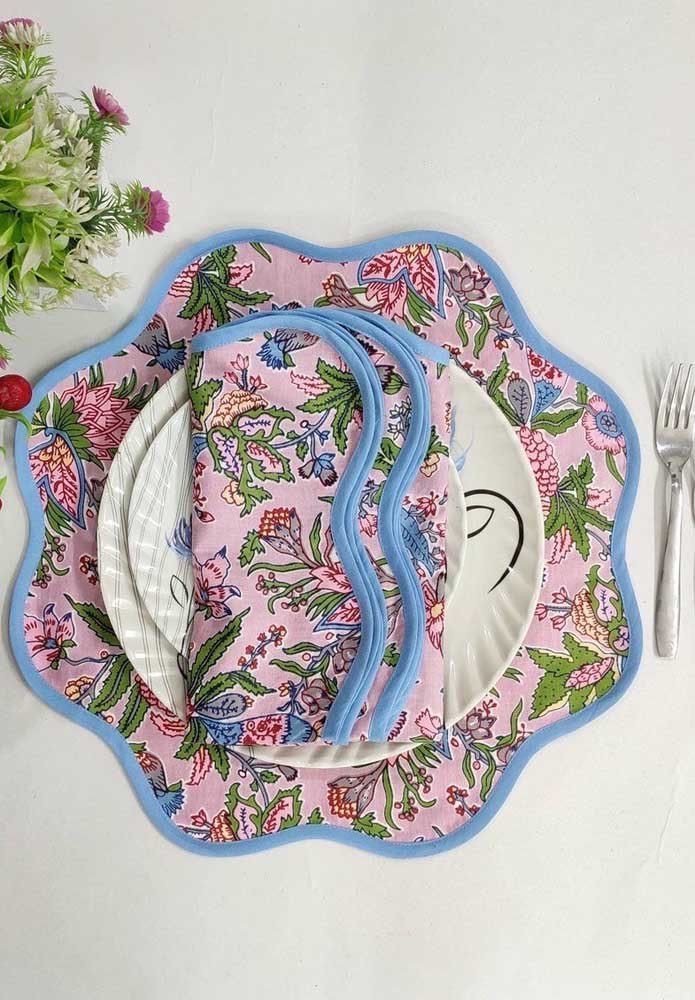 Jogo americano de tecido: como fazer e 50 fotos