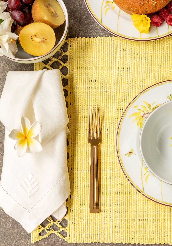 Jogo americano de tecido: como fazer e 50 fotos