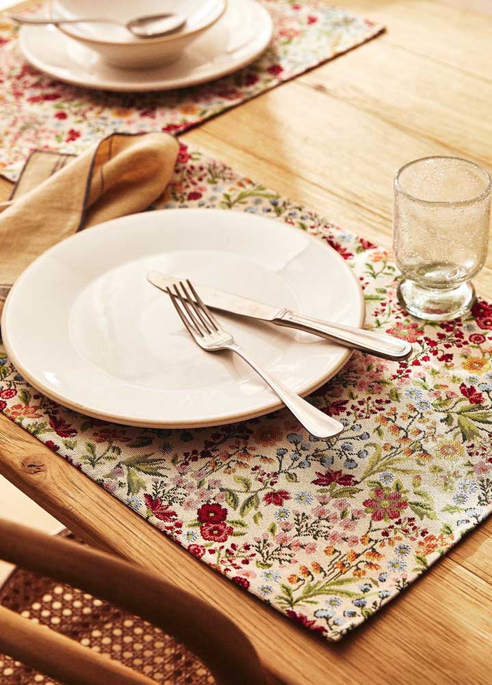 Jogo americano de tecido: como fazer e 50 fotos