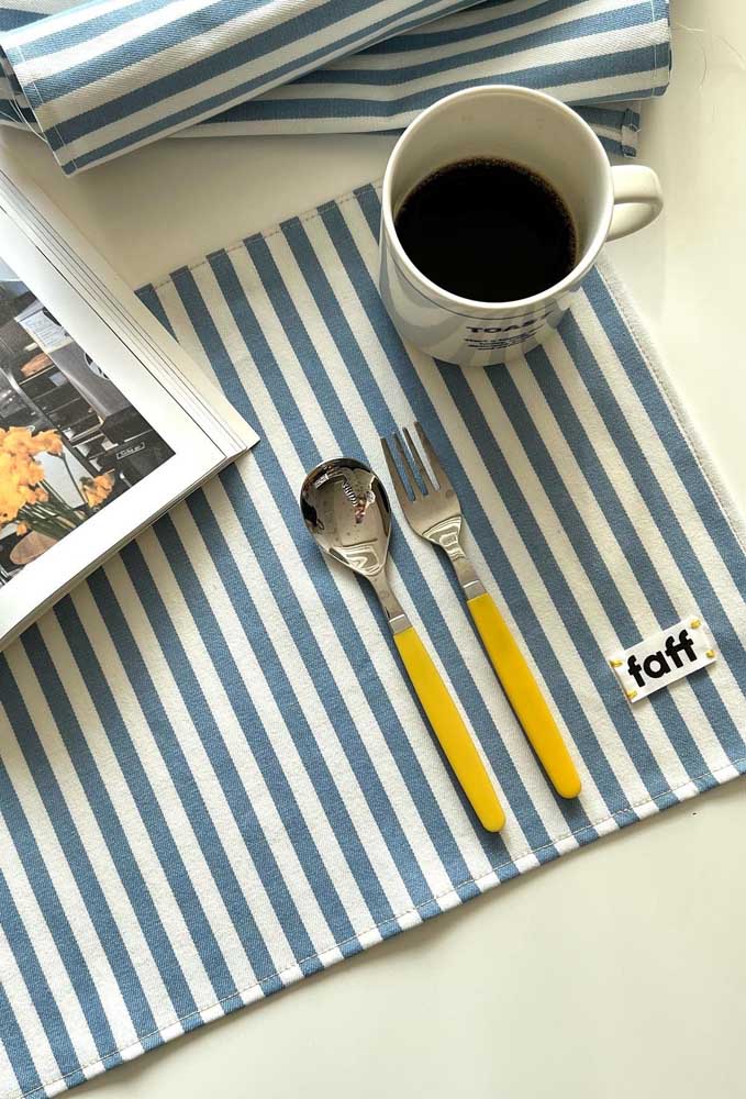 Jogo americano de tecido: como fazer e 50 fotos