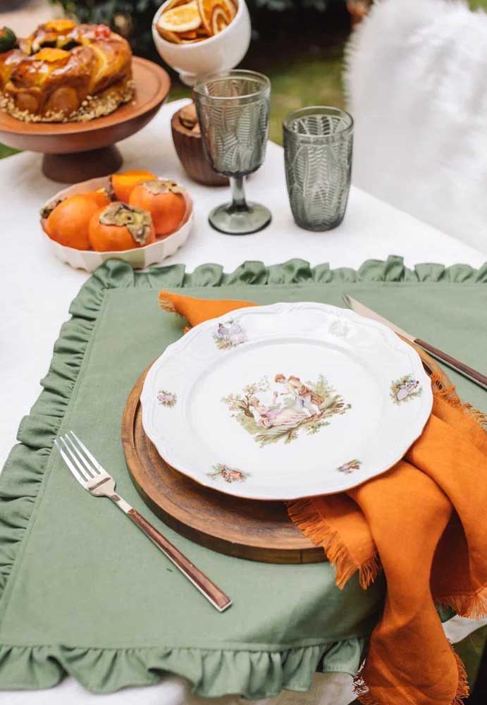 Jogo americano de tecido: como fazer e 50 fotos